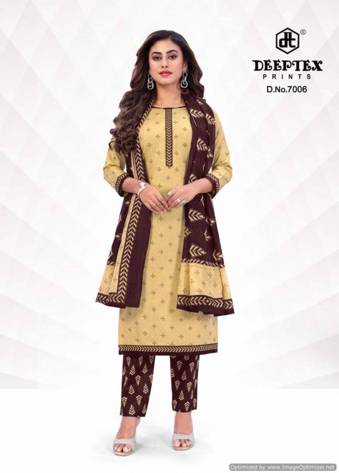 Aaliza Vol 7 By Deeptex Daily Wear Pure Cotton Dress Material Wholesale Online